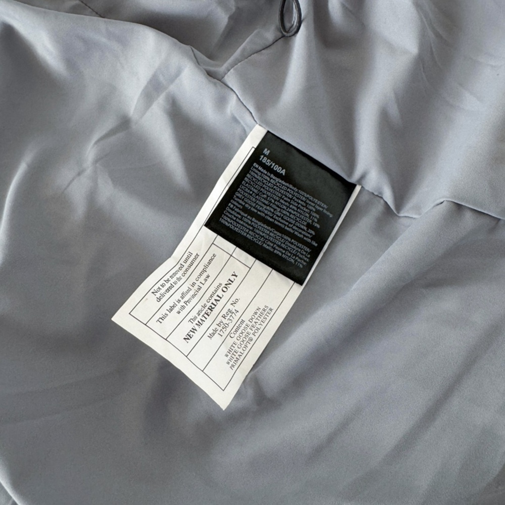 Lululemon Grey Short Hooded Puffer Down Jacket Winter Coat - Picture 5 of 12